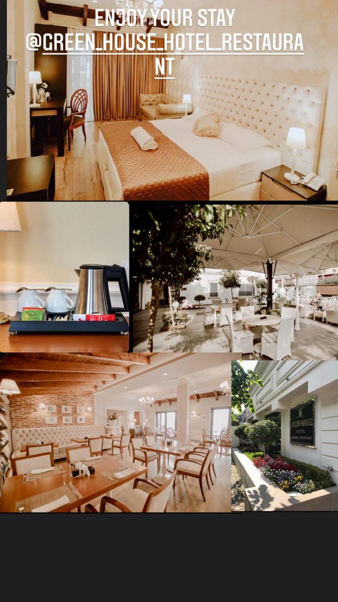 Green House Hotel & Restaurant Tirana Exterior foto